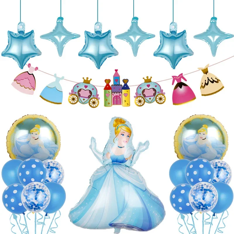 Set di palloncini Biancaneve per decorazioni per feste a tema compleanno per cartoni animati Disney