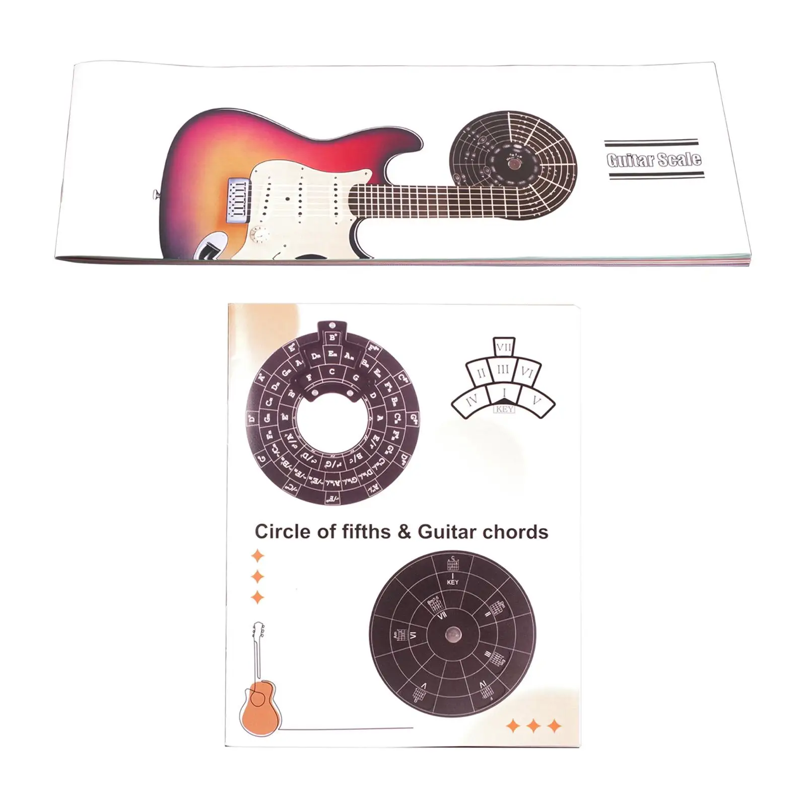 Guitar Chord Scale Manual Comprehensive Fingering Chart Paper Music Guide for Musical Instrument Guitar