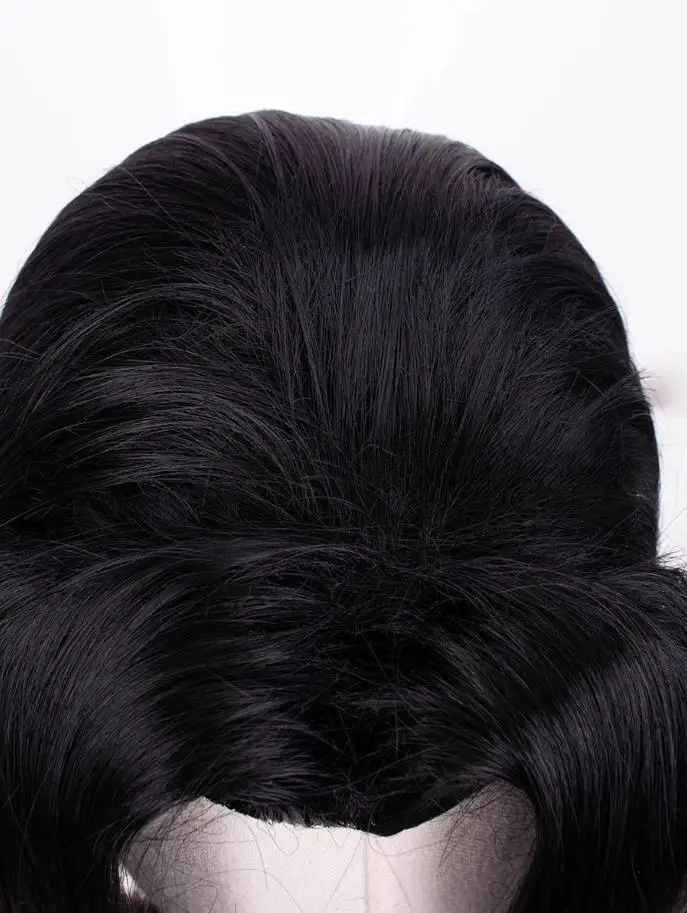 Wig Psylocke Wig Sintetis Permainan Wanita Mv Rivals Psylocke Sai Wig Cosplay Rambut Panjang Hitam Rivals Psylocke Wig Rambut Dendam