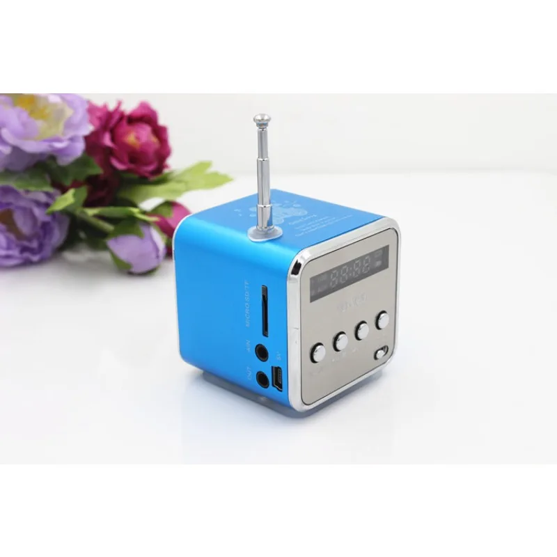 TD-V26 Mini Portable Sound Speaker TF Card FM Radio AUX Stereo Music Player Bluetooth