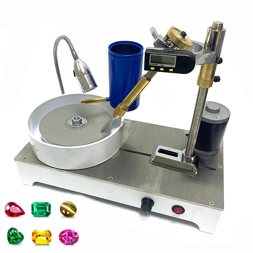 Lapidary Machine Gem Faceting Machine 180W 2800RPM Jade Grinding Polishing Machine Rock Polisher Jewel Angle Polisher - view 3