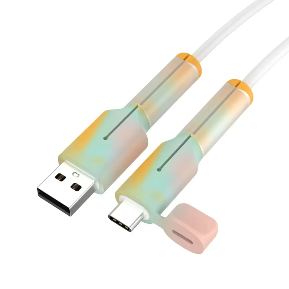 Type C Charger Cable Protector Silicone Cord Saver Charger Cable Protective Cap Dustproof Cover Accessories Silicone Cover
