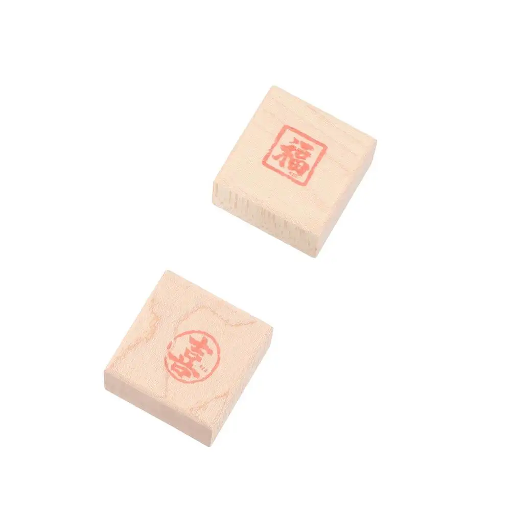 Self-Inking Vintage Scriptures Stamp Hand Account DIY Calligraphy Painting Stamps Wooden Engraved Chinese Calligraphy Stamp