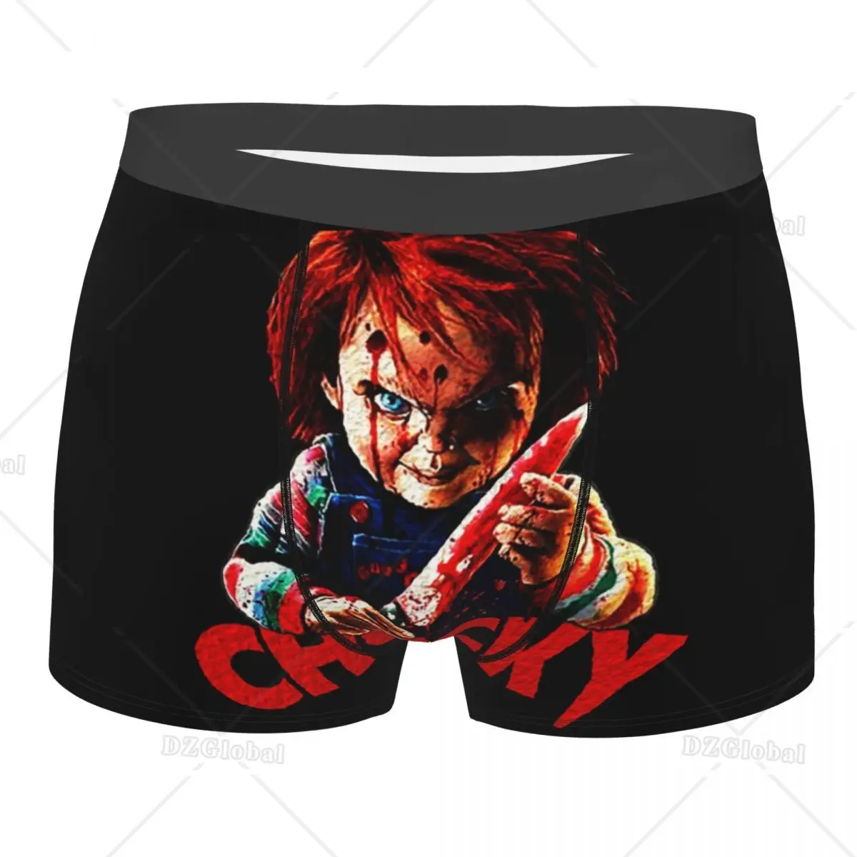 Men Boxer Shorts Panties Chucky Killer Halloween Breathable Underwear Horror Doll Homme Humor S-XXL Underpants