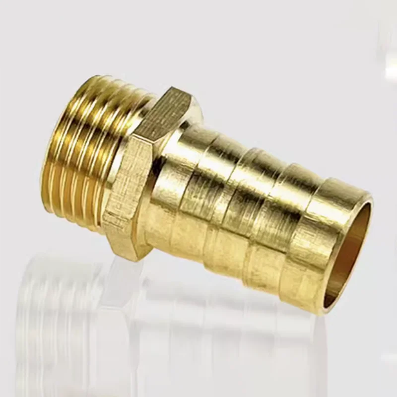 10PC Pneumatic copper pagoda through connector external thread PC gas pipe connector