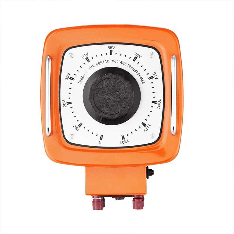 TDGC2-3000VA LCD Screen Power Transformer Pure Copper Coil Contact Variac Single 0-130V Adjustable Regulator for Seamless