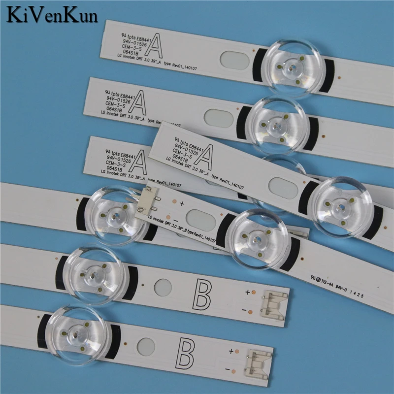 Barra de matriz de LED para TV Innotek DRT 3.0 39 "_ A/B tipo Rev01 Faixa de luz de fundo para 39LB5500 39LB550B 39LB550U 39LB550V 39LB551U 39LB551V