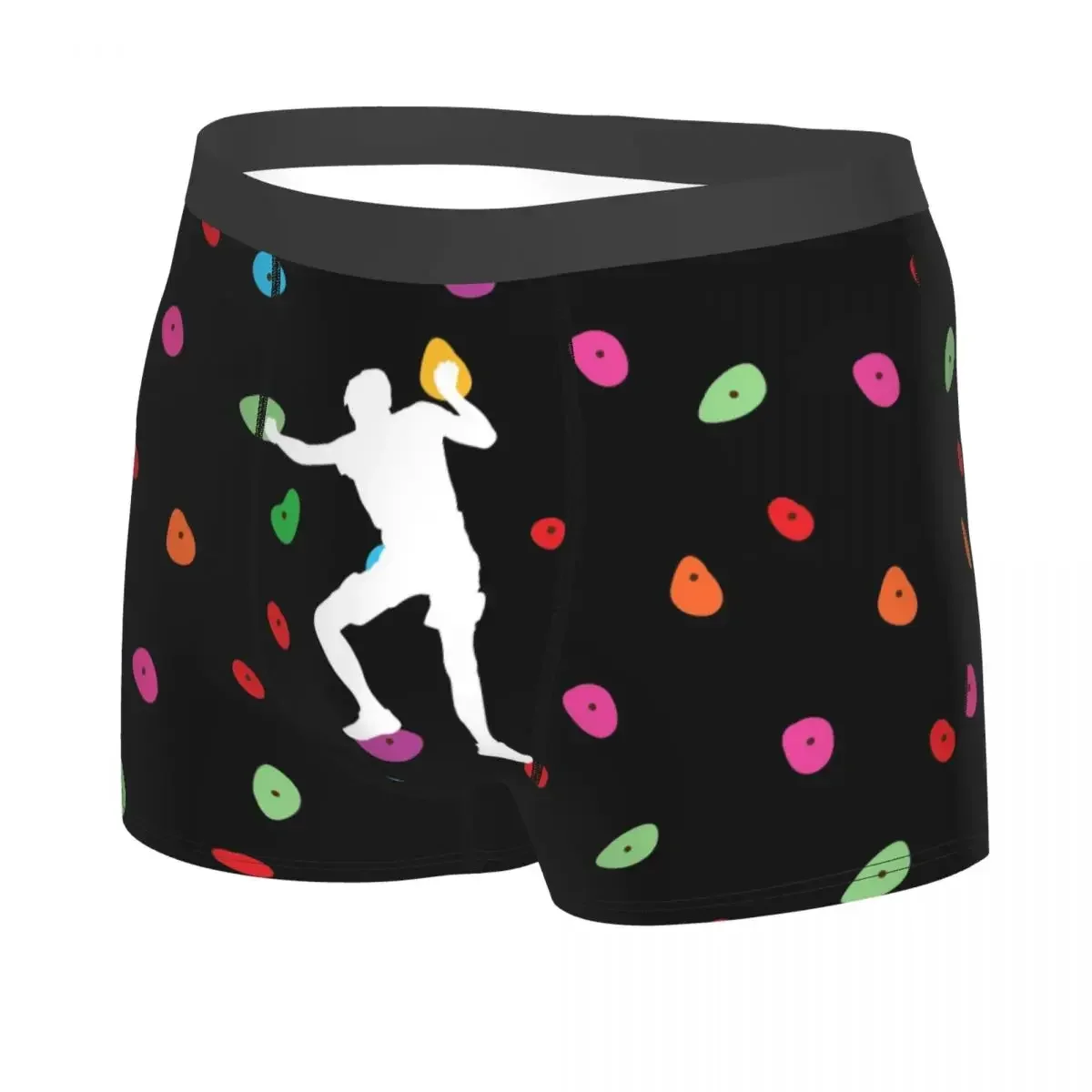 Cool Bouldering Climbers Rock Climbing Wall Boxers Shorts Panties Male Underpants Stretch Boulderer Gift Briefs Underwear