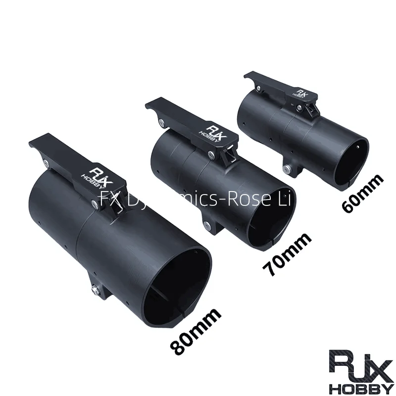 RJXHOBBY 80mm 70mm 60mm Big Arm Clamp 60mm 70mm 80mm Quick Remove Folding Arm Connector Tube Clamp Accessories