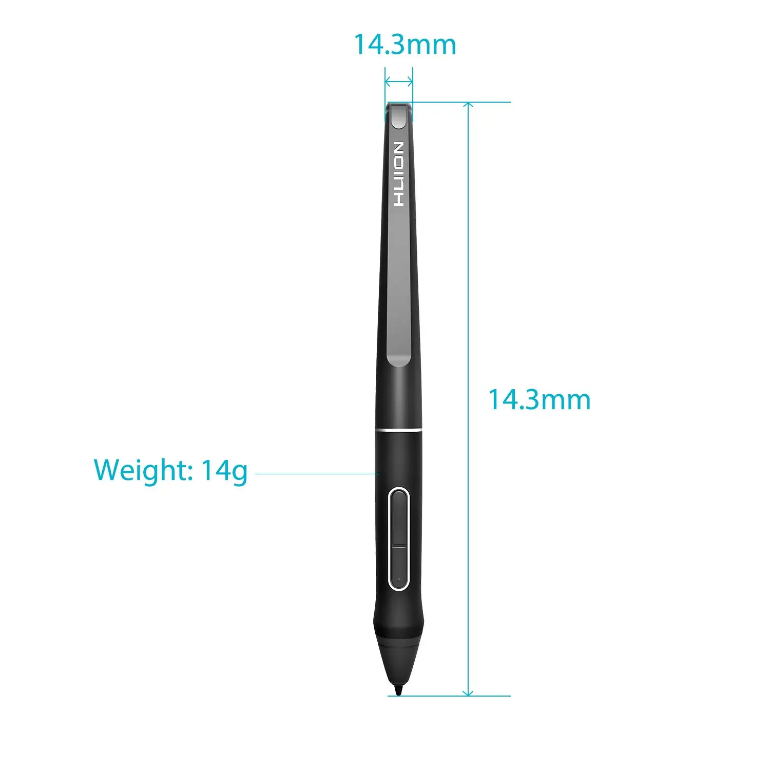 HUION PW507 Battery-Free Stylus for Huion Kamvas PRO 12(GT-116)/PRO 13(GT-133) / Pro 16(GT-156),Kamvas 16(GS1561)/20(GS1901)