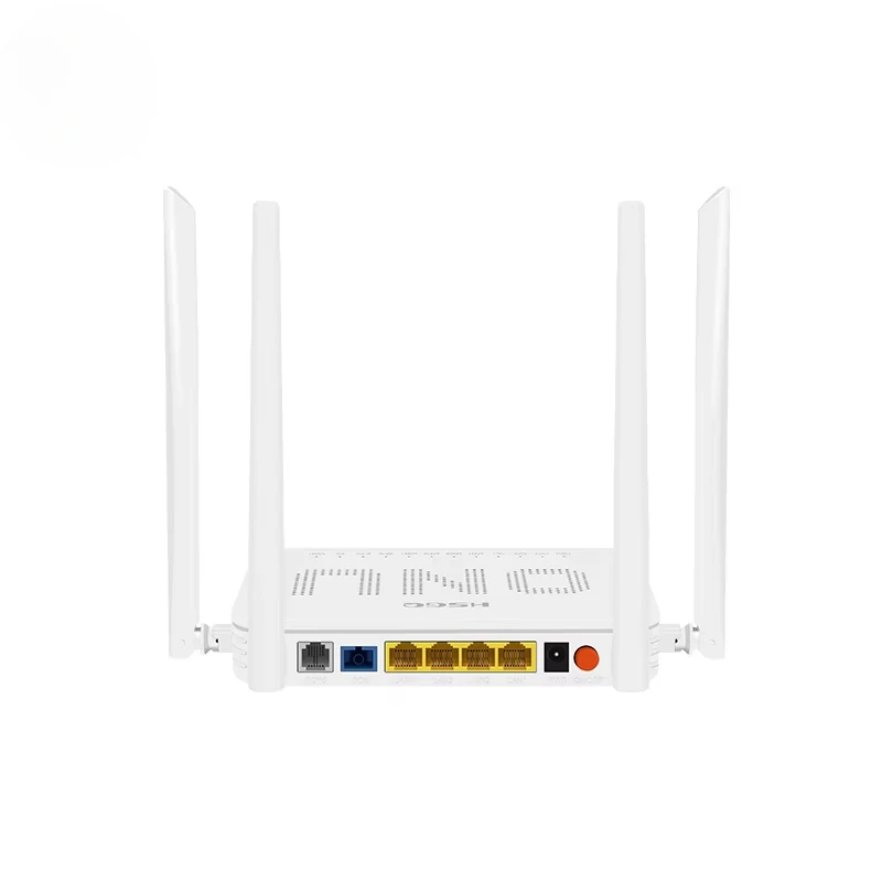 HSGQ-X410DW 4 Ports Gpon Onu Hg8546m 4GE Xpon Modem 5dbi Wifi Echolife Ont Roteador Gepon Hg8546m 8546m xpon