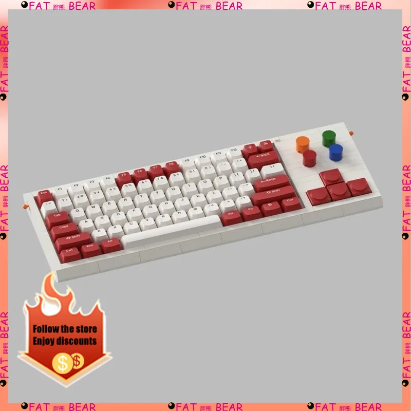 

KBDfans Athena 03 Thatcher Theme Limited Edition Customized Mechanical Keyboard Kit Hot Plug Block Keyboard