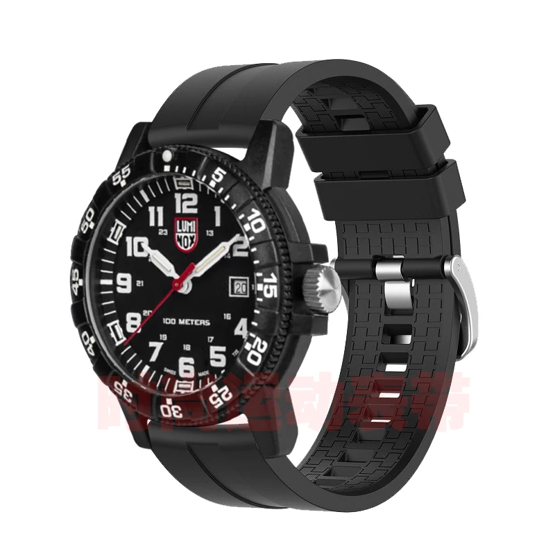 Luminox Watch Band Turtle Series High Quality Eco-Friendly Silicone Wristband Sports Waterproof Suitable for COMLYO Brand