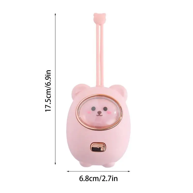 Cute Bear Mini Hand Warmer, USB recarregável, Gadget portátil de bolso, Inverno manter quente, Home Office e exterior, 2400mAh