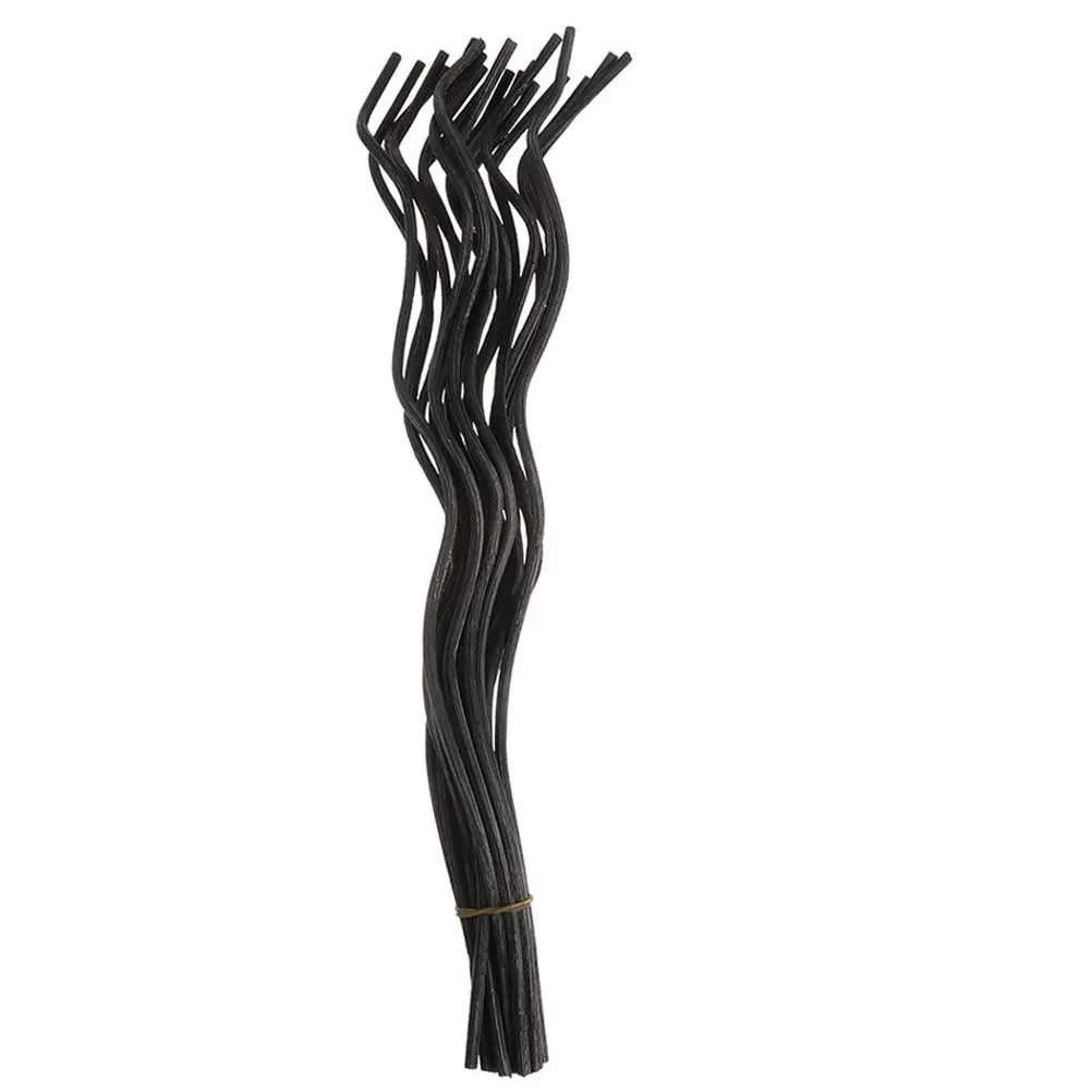 20Pcs Black Fragrance Sticks Reed Diffuser Sticks Aroma Stick Replacement for Home Office Bathroom Natural Relaxing Scent