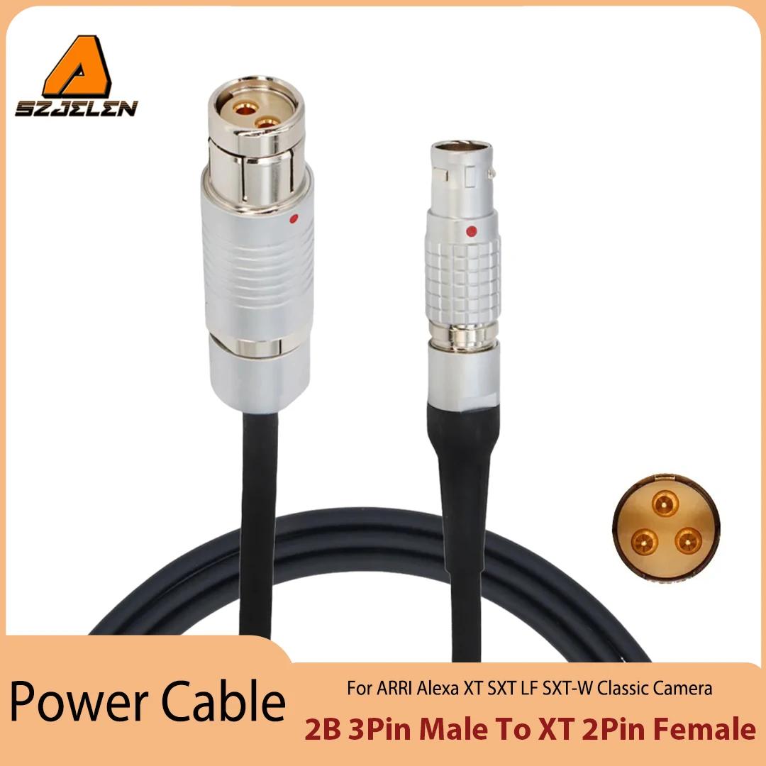 2B 3Pin To Fischer 105 2Pin Female 24V Power Cable For Tiffen M-1 M2 Ultra/Master for ARRI Alexa XT SXT LF SXT-W Classic Camera