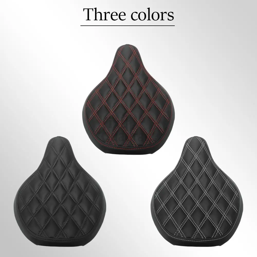 

For Triumph Bonneville Bobber 2017 -25 Motorcycle Accessories Black White Vintage Front Driver Solo Seat Cover Cowl Cushion Pads