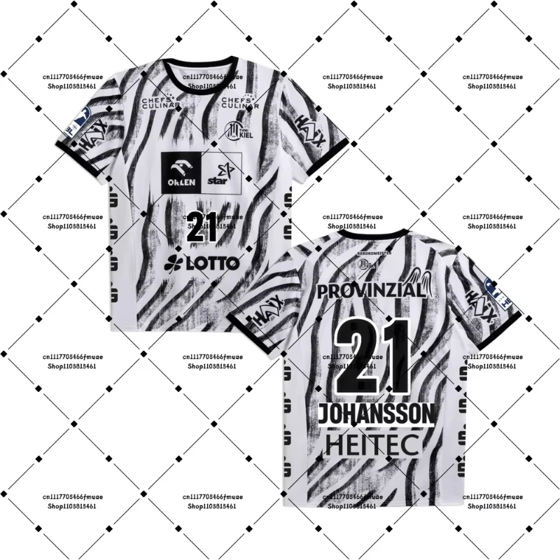2026/27 Season THW Kiel Andreas Wolff #33 Home Handball Jersey Fashion Casual Loose Sports T-Shirt Adult Quick-Dry Sportswear