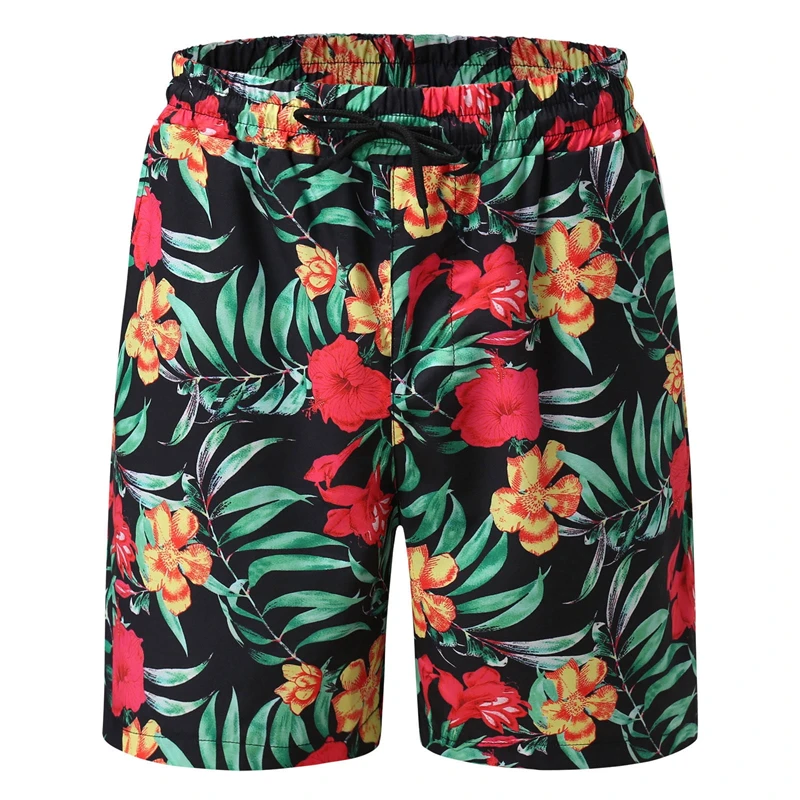 Lässige Mode Herren Shorts Hawaii Urlaub Badeanzug für Männer Boards horts 3D Blumen druck kurze Hosen Ropa de Hombre Strands horts