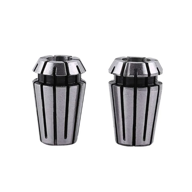 15pcs Set ER11 1-7MM 1/4 1/8 Inch (3.175mm) Spring Collet High Precision Collet Set For CNC Engraving Machine Lathe Mill Tool
