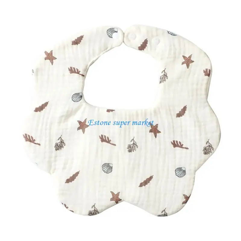 

090B Newborn Baby Bib Drooling Bibs Waterproof Saliva Towel High Absorbent Burp Cloth