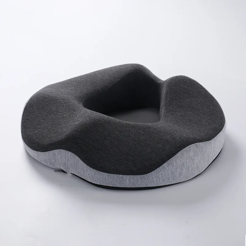 Breathable Memory Foam Butt Cushion, Non-Slip Thick Pad for Long Office Hours, Tailbone Pressure Relief