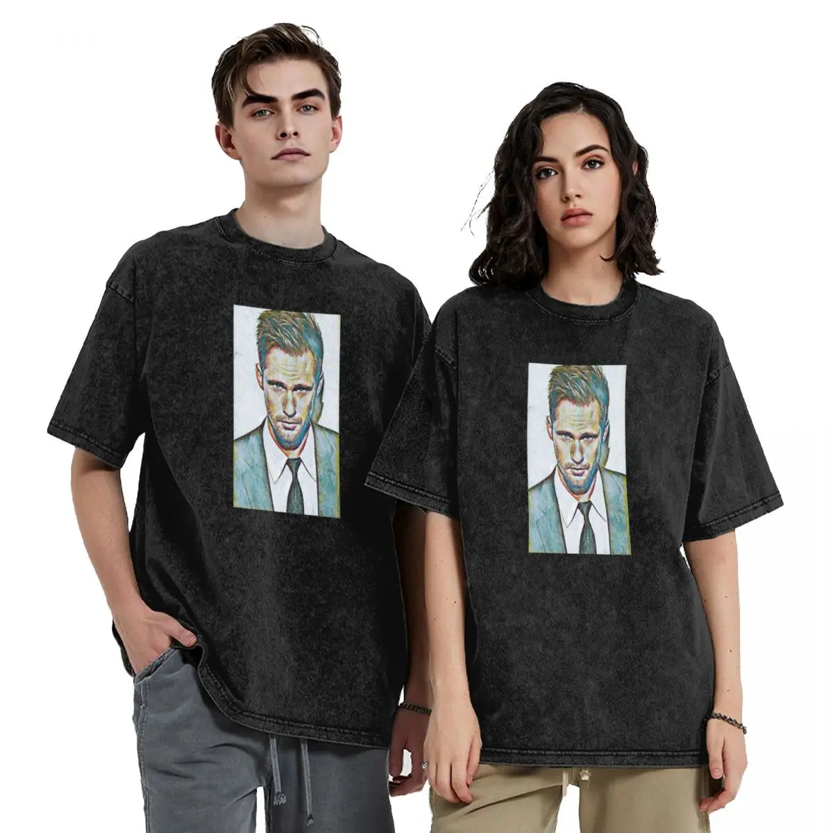

Alexander Skarsgard T-Shirt custom t-shirts oversized Short sleeve tee oversizeds plain white t shirts men