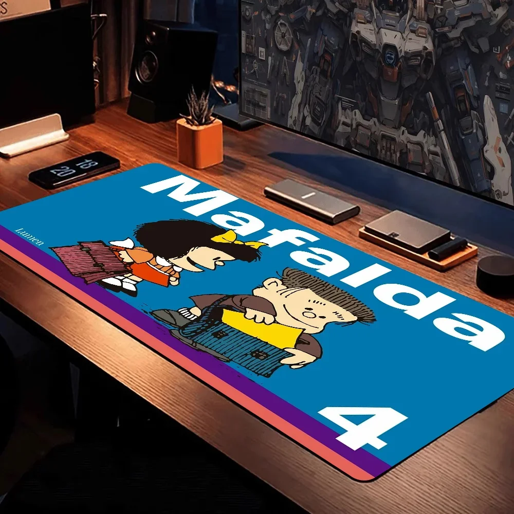 لوحة ماوس ألعاب كبيرة الحجم لفيلم مافالدا كارتون مقاس XL مقاس حافة القفل لعالم الألعاب CS GO Zelda