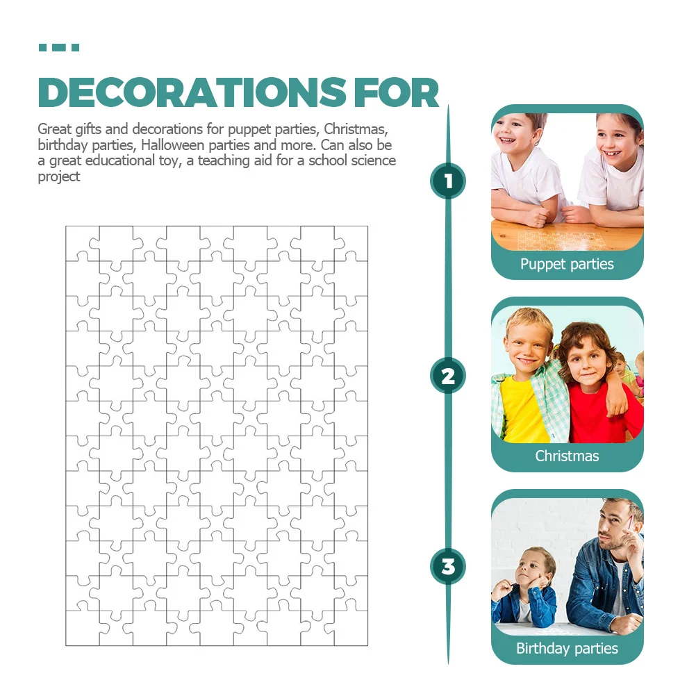 108Pcs Clear Jigsaw Puzzle Educational Game for Toddlers Early Learning Development Brain Coordination Skills Fun Gift Children