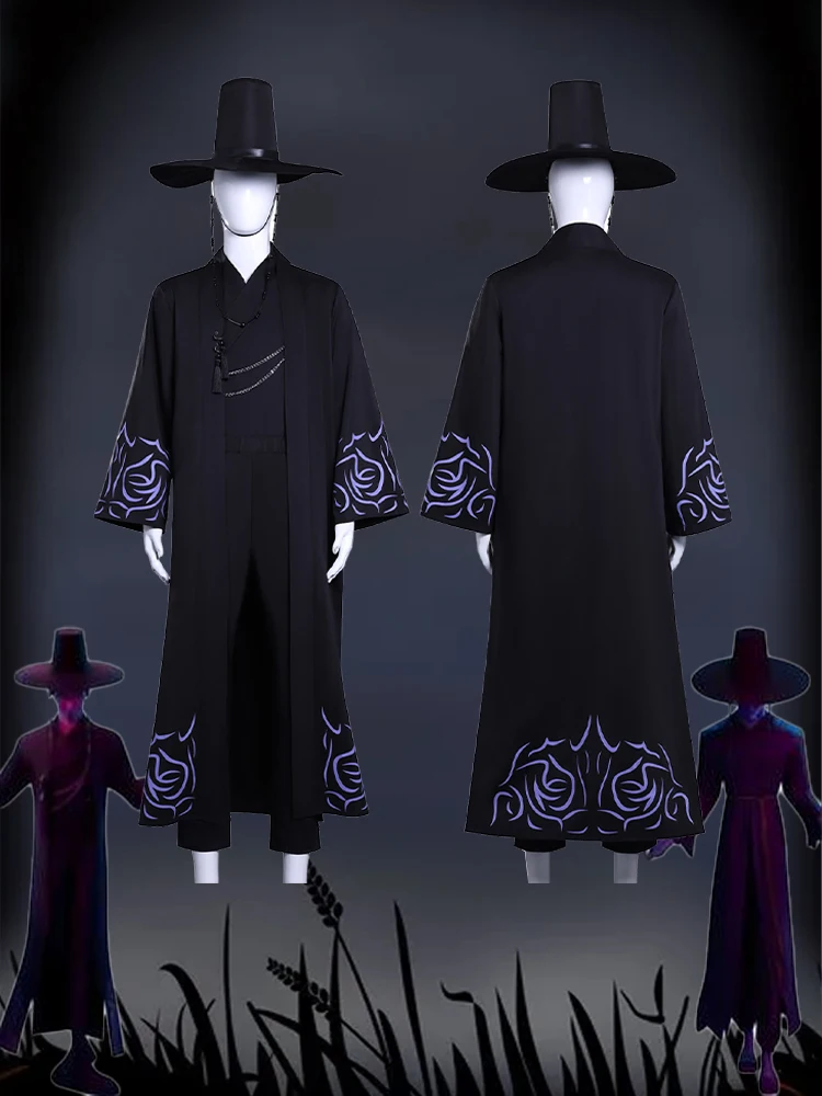 هالوين كرنفال الدعائم الطرف تأثيري حلي Pruik أنيمي Saja Boy Jinu Kpop Groep Zingen كوريا Stijl رجل باك Hoed