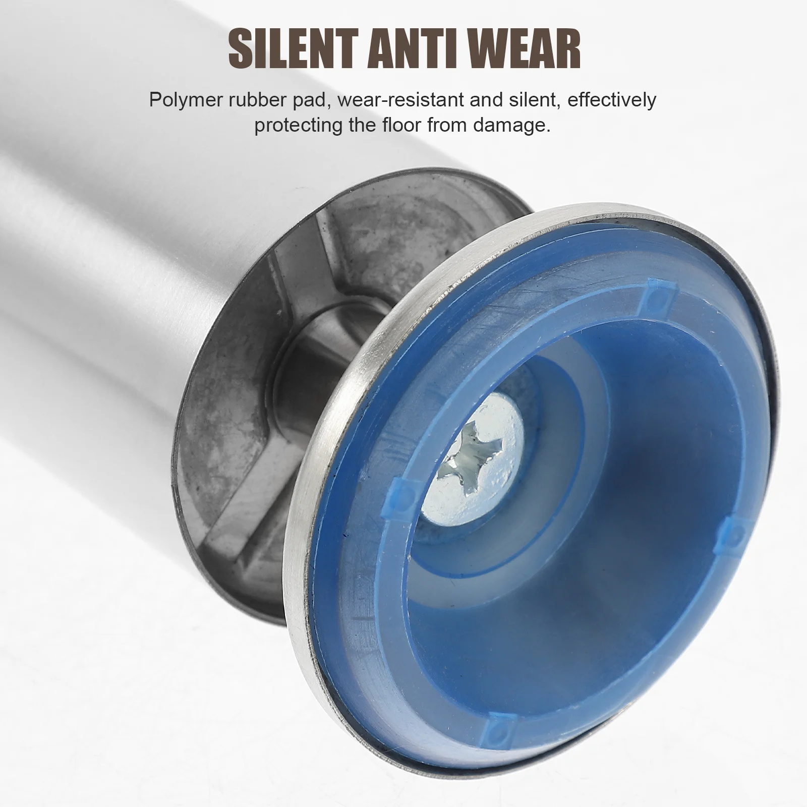 4 قطعة خزنة من الفولاذ المقاوم للصدأ قابل للتعديل قدم الأثاث مستوي الساقين المضادة للصدأ المقاومة للتآكل سهلة التركيب مريح