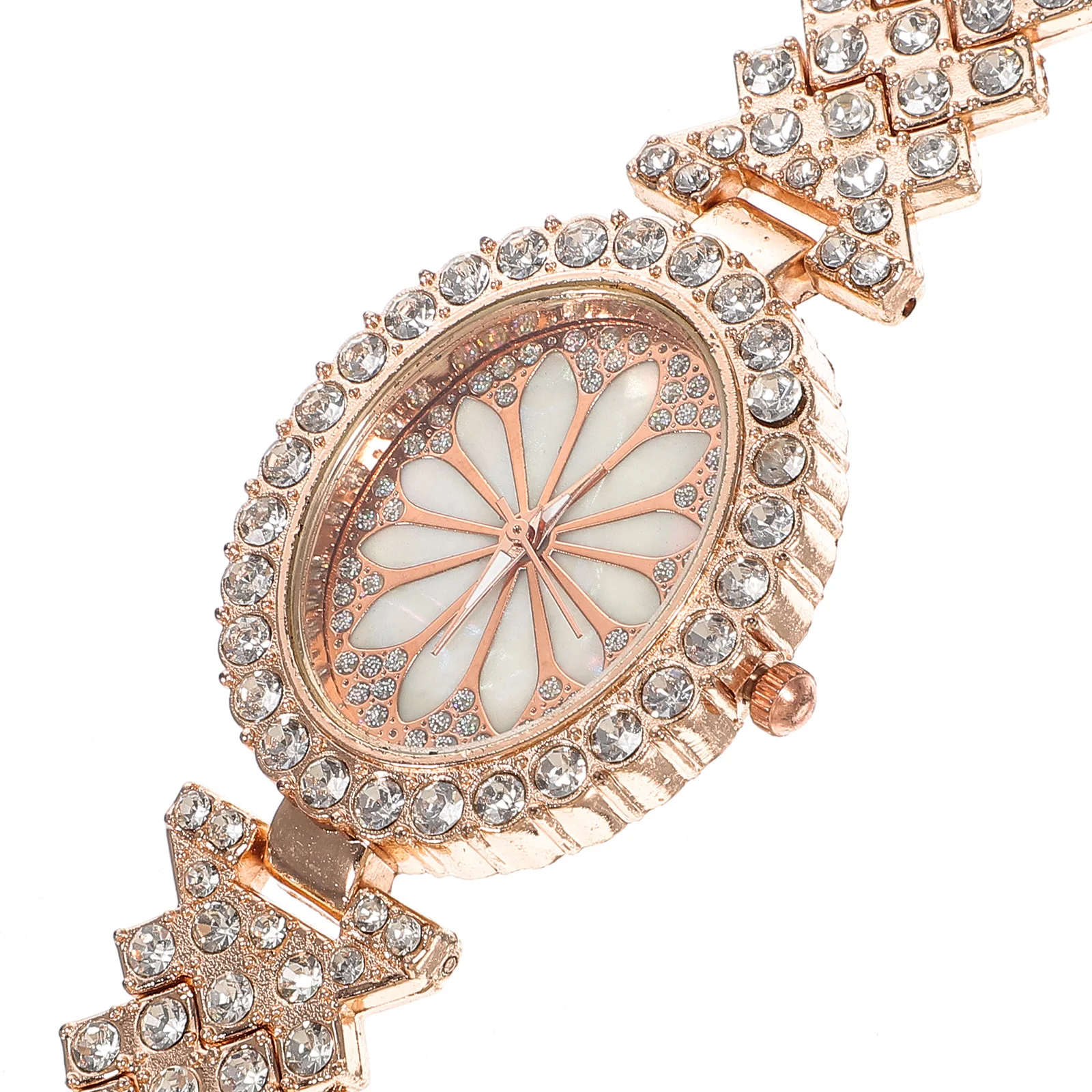 

Intelligent Ladies Watch Woman Dial Wrist Watches Metal Silver for Women Dainty