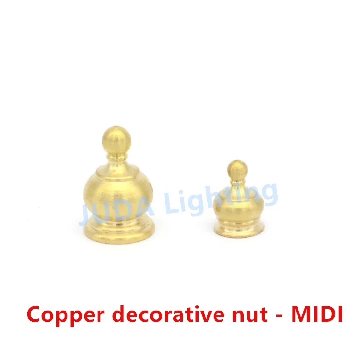 M10 metal Pure copper decorative nuts brass screw edison ceiling rose canopy lamp base chandeliers led pendant lamp fittings