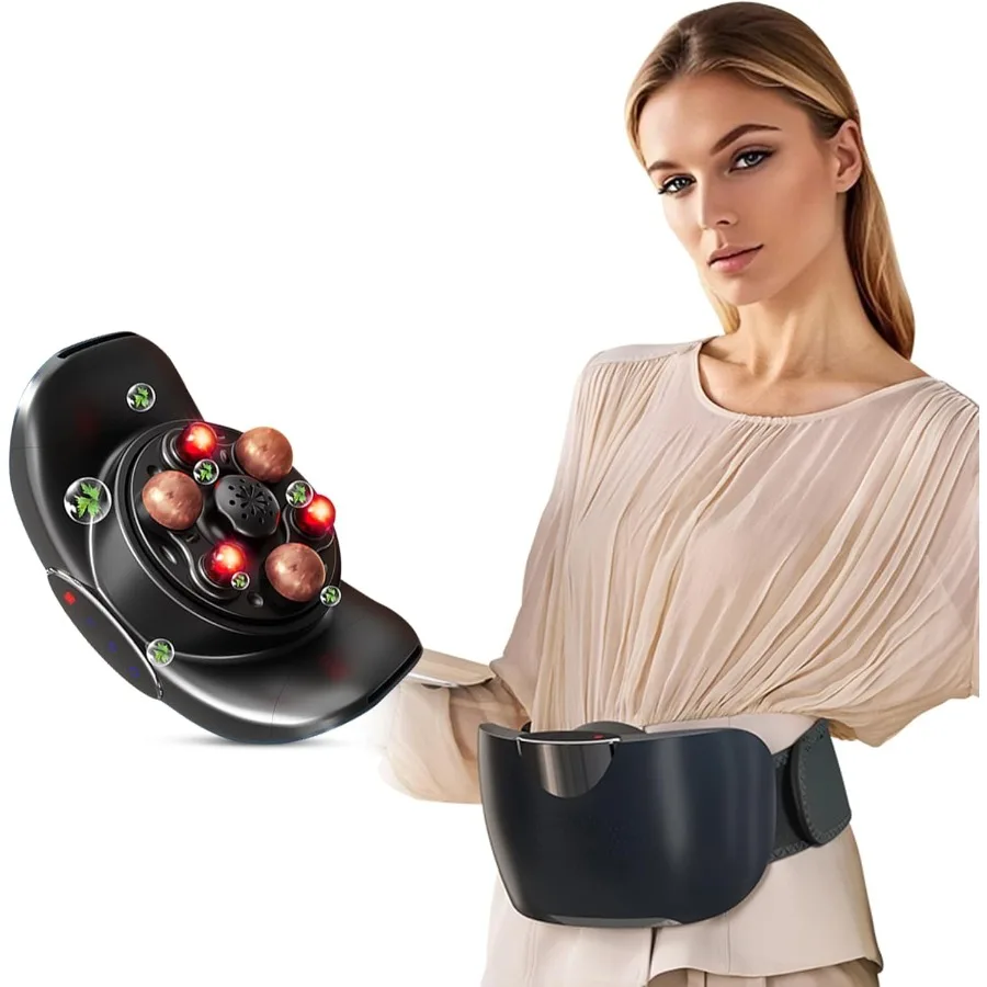 

Автоматический массажер для брюшного пресса для снятия талии и живота: двухрежимный массаж с положительным и отрицательным давлением для улучшения кишечника