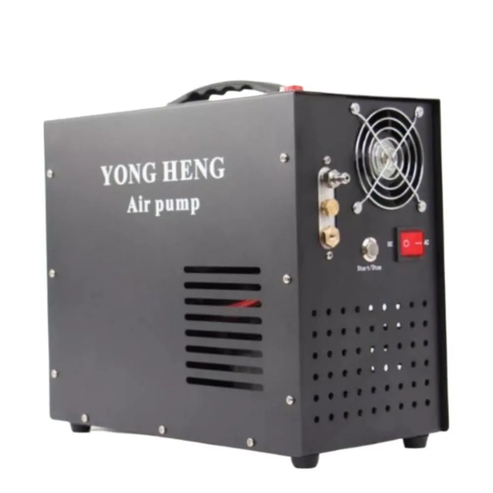 YONG HENG 4500Psi 30Mbar Portable PCP Air Compressor Pump 12VDC/110V/220V High Pressure Air Pump 30mpa