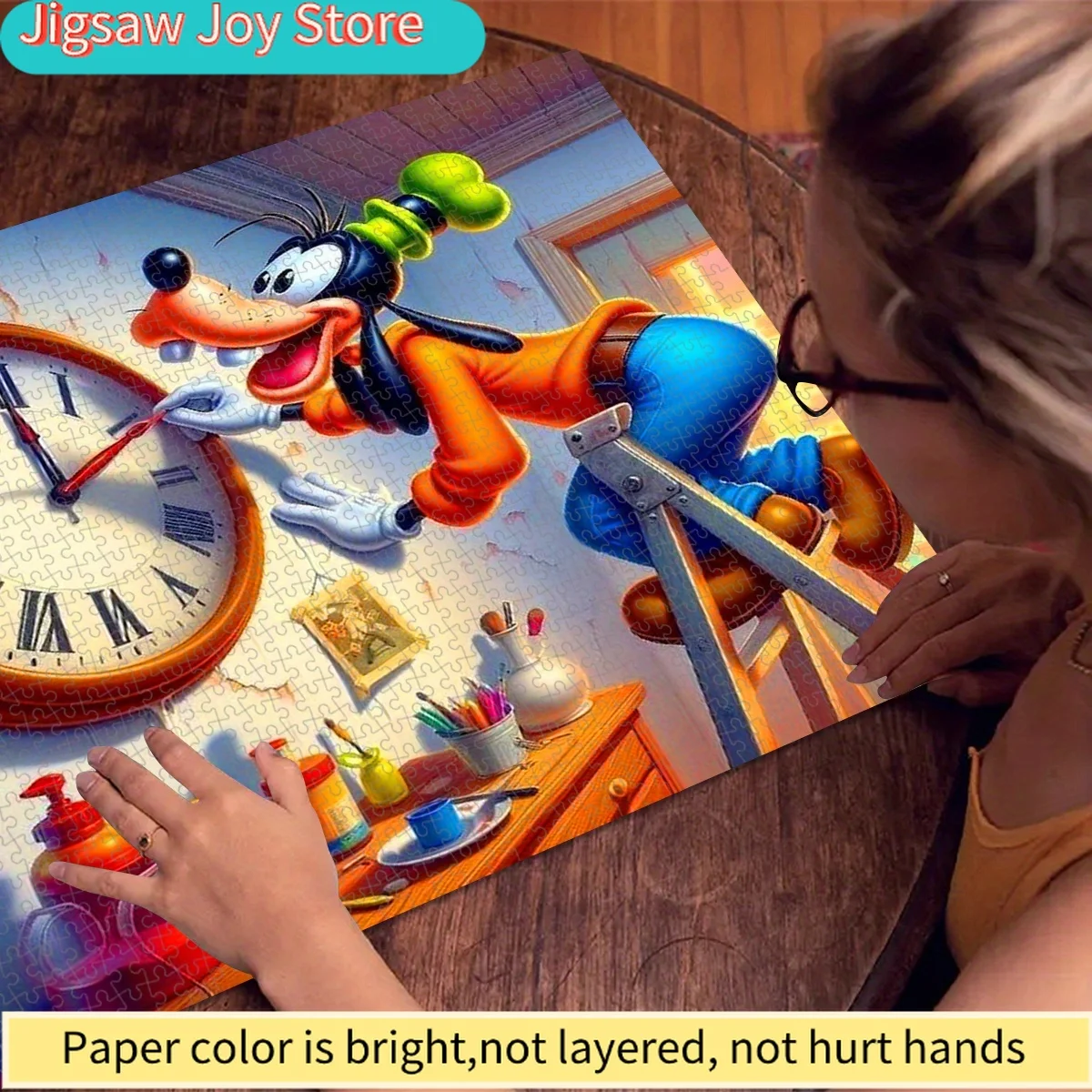 Disney/Disney, Papierpuzzle, DIY-Puzzle, High Fly Repair Nostalgic Big Clock, geeignet für Puzzles, Heim- und Freizeitpuzzle, Kreativität