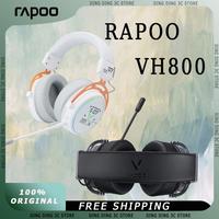 Rapoo VH800 Wireless Headphones with Mic 2-Mode Noise Reduction RGB Backlight Low Latency Customized E-sports Gaming Headphones