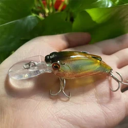 55mm 9.5g Crankbait Fishing Lures Topwater Floating Wobblers Artificial Hard Bait for Pike Bass Plastic Swimbait Pesca Equipment