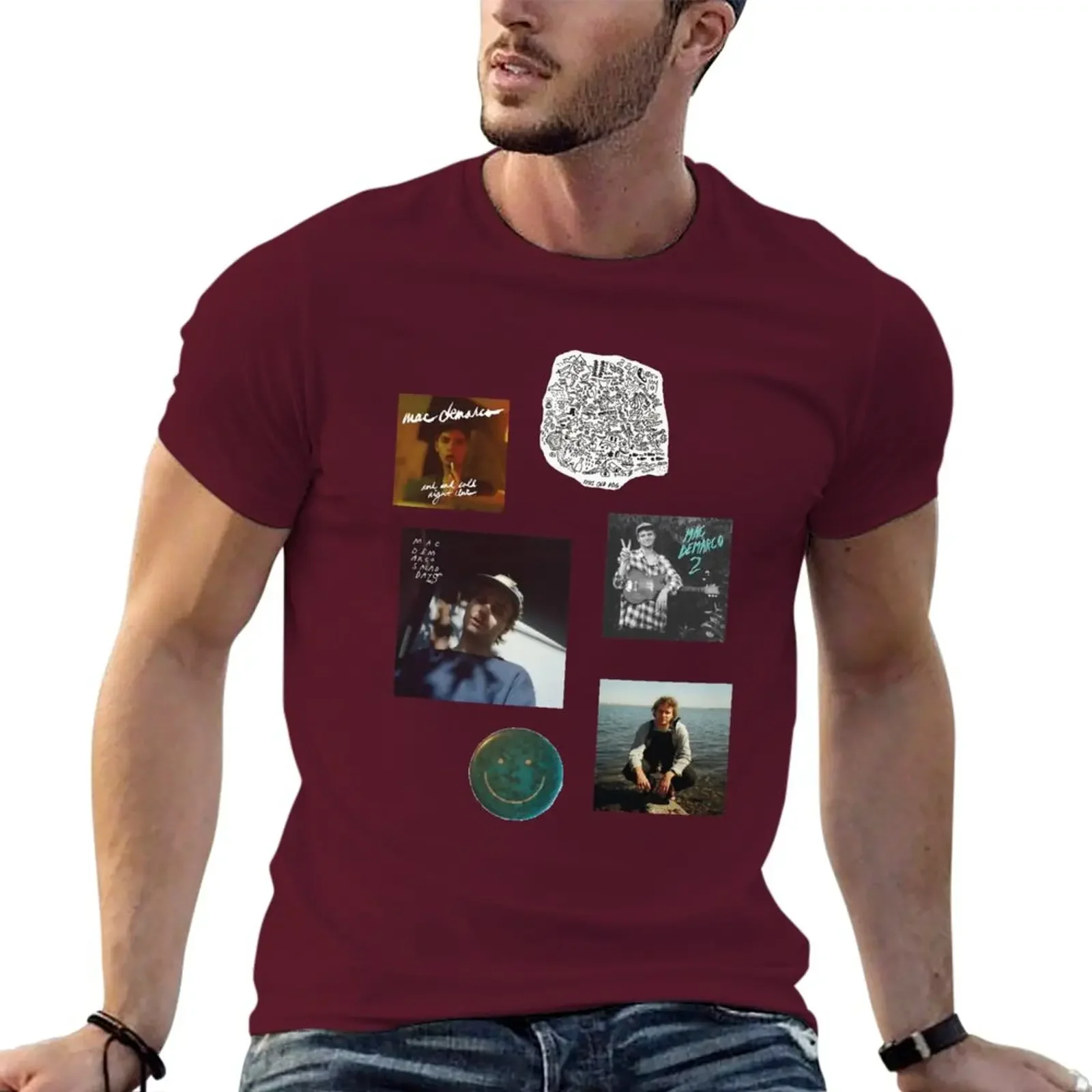 Demarco Album Set T-Shirt oversized customs design your heavyweight own Blouse tops T-shirts for men cotton new in tops tees