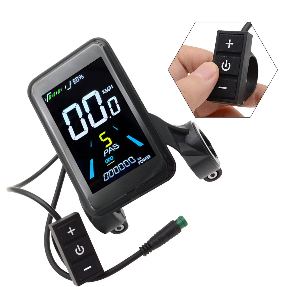 electric scooter for X3 Color LCD Display, 5-pin Waterproof Connector For 24V 36V 48V E-bike Systems, Fits 22.2/25.4/28.6 Mm