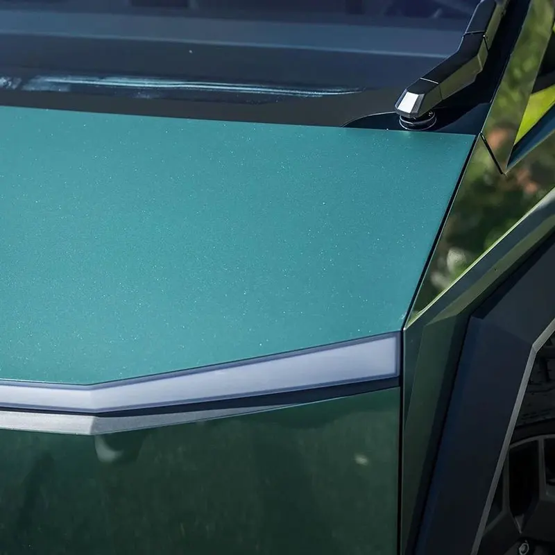 for Tesla Cybertruck 2025 DIY PPF Paint Protection Film Color Gloss Martin Racing Green Precut Body DIY Cybertruck PVC Car Wrap