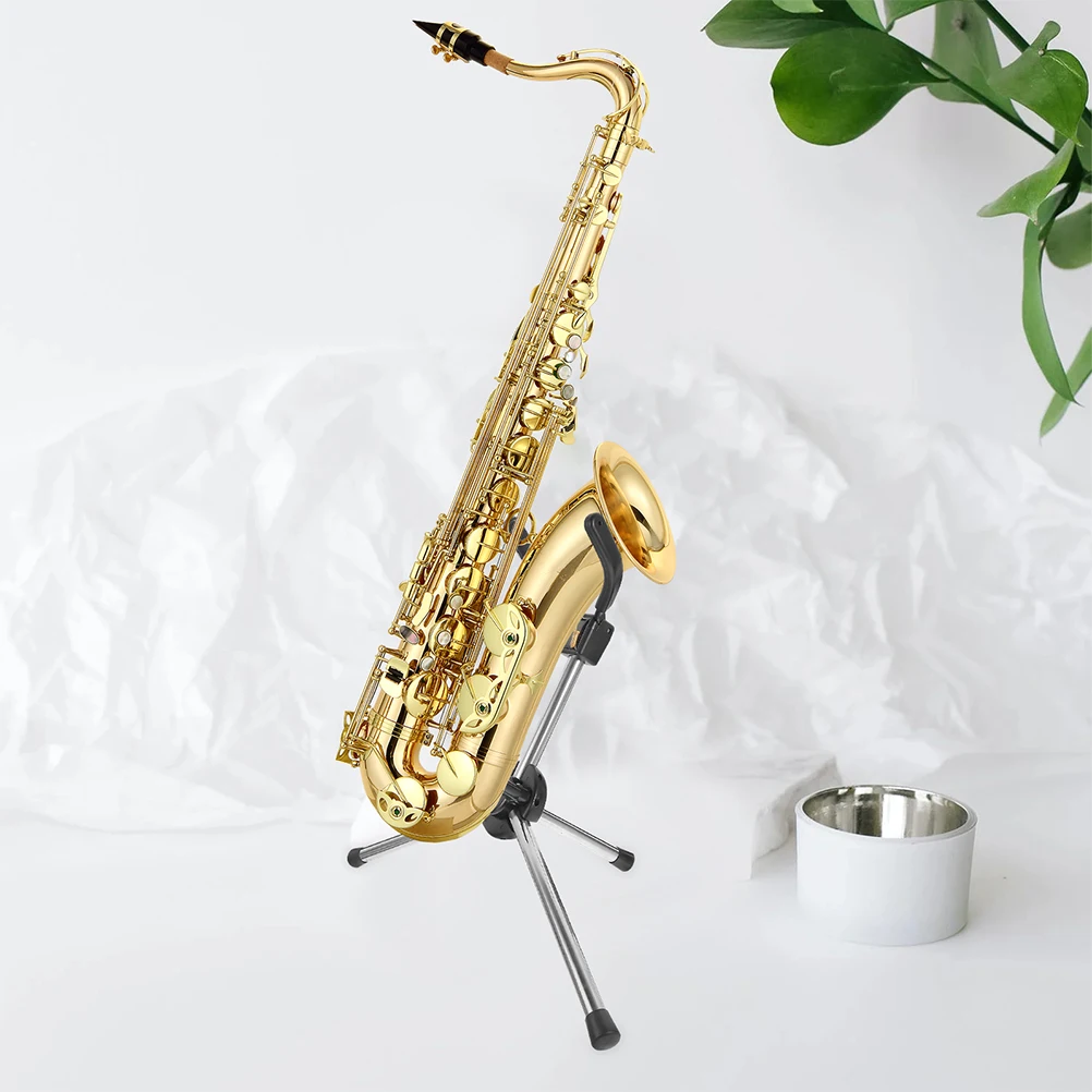 

Portable Saxophone Display Stand Adjustable Anti- Adjustable Bracket Foldable Holder For Instruments