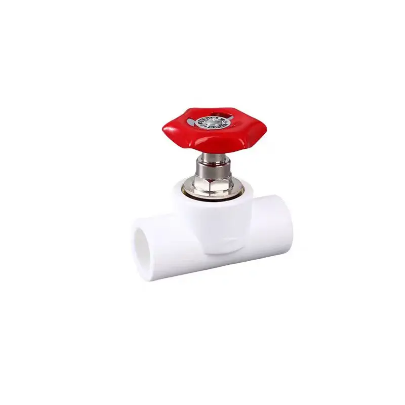 PPR Ball Valve 1/3Pcs 20 25 32 40 50 PPR Hot-melt Tap Water Pipe Fittings Joint Lift Cut-off Copper Core Valve plumbing fittings
