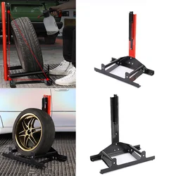 Car Detailing Rolling Wheel Stand 360° Tire & Wheel Detailing System Automotive Cleaning Equipment Rim&Tire Cleaner Stand