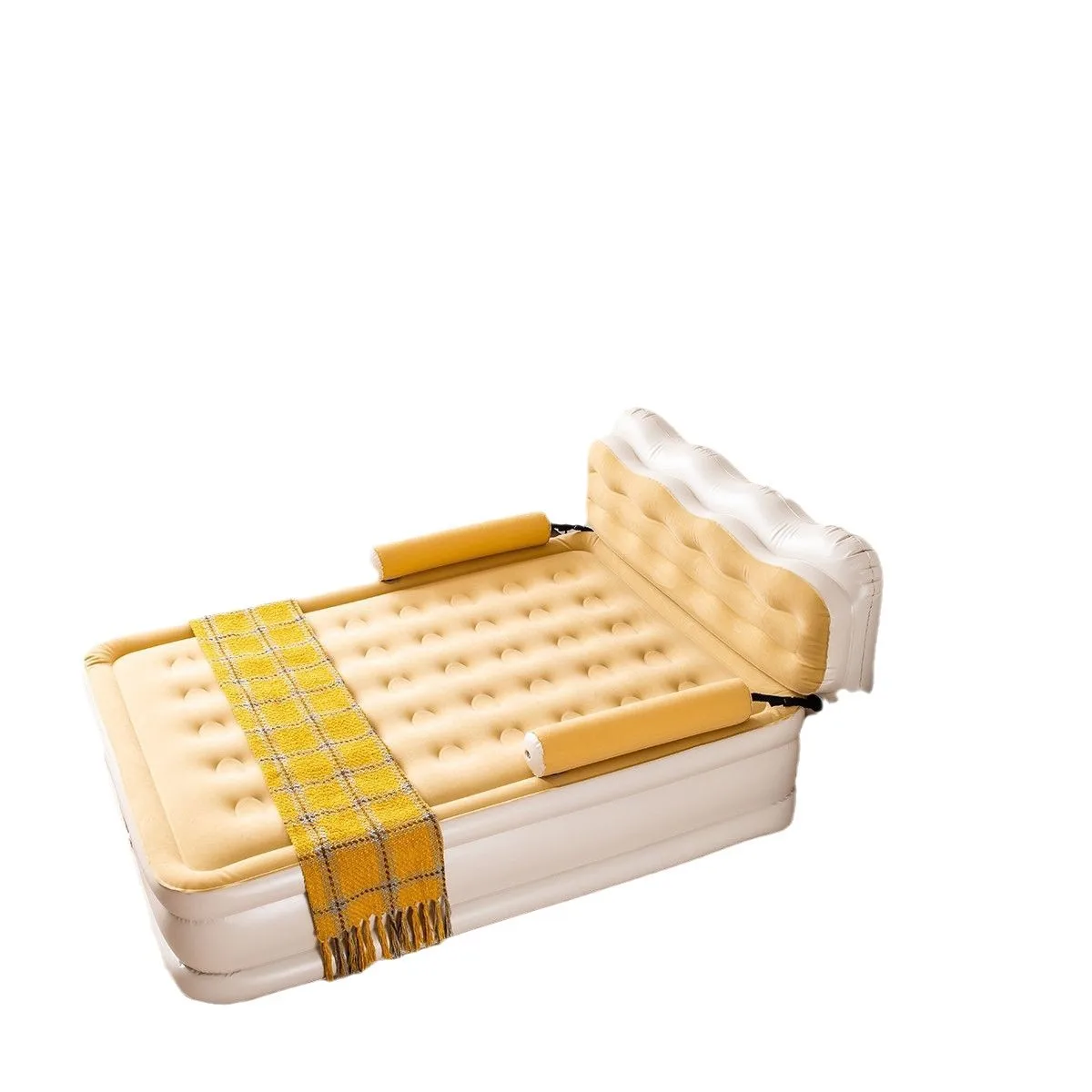 

Automatic inflation and deflation charging pump Double air mattress bed Portable single air mattress Children's bed Backrest