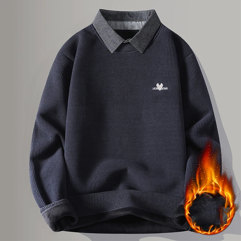 الخريف موضة سترة الرجال الملابس البلوز الرجال الشارع الشهير عادية متماسكة الرجال لاعبا الربيع الذكور البلوز بلون