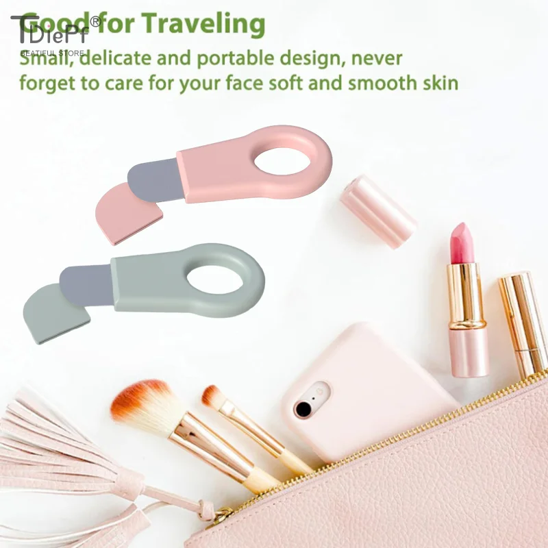 1 * แบบพกพา Blackhead Spatula Exfoliator Deep Cleansing Remover ทําความสะอาดรูขุมขน Blackhead Removal MINI อุปกรณ์ความงาม Skin Care TOOL