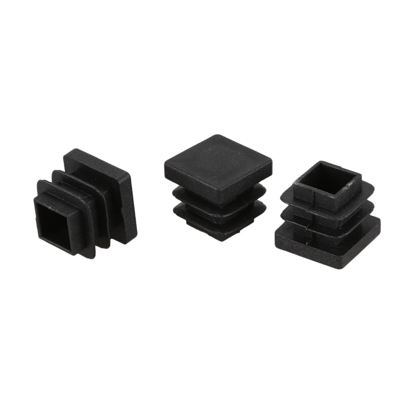 72 tappi quadrati in plastica da 15 mm x 15 mm, inserti per tubi, chiusura finale