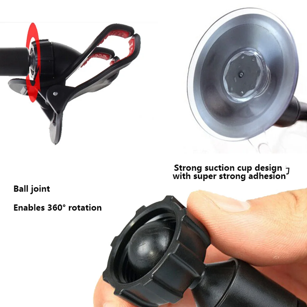 360-Grad-drehbarer Auto-Handyhalter mit Saugnapf, universeller Handyhalter, stoßfester GPS-Clip, Smartphone-Ständer, Autowerkzeug – Detail 26