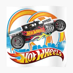 Hot Wheels Car Toys  Poster Room Wall Painting Funny Decoration Mural Decor Print Modern Picture Home Vintage Art No Frame